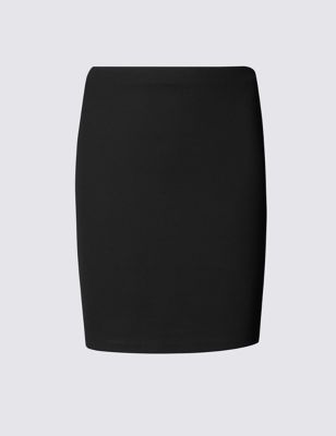 Slim Fit A Line Mini Skirt
